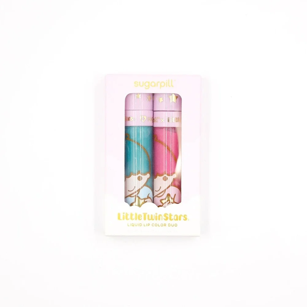 Sugarpill Little Twin Stars Liquid Lip Color Duo - Kiki & Lala - Limited Edition